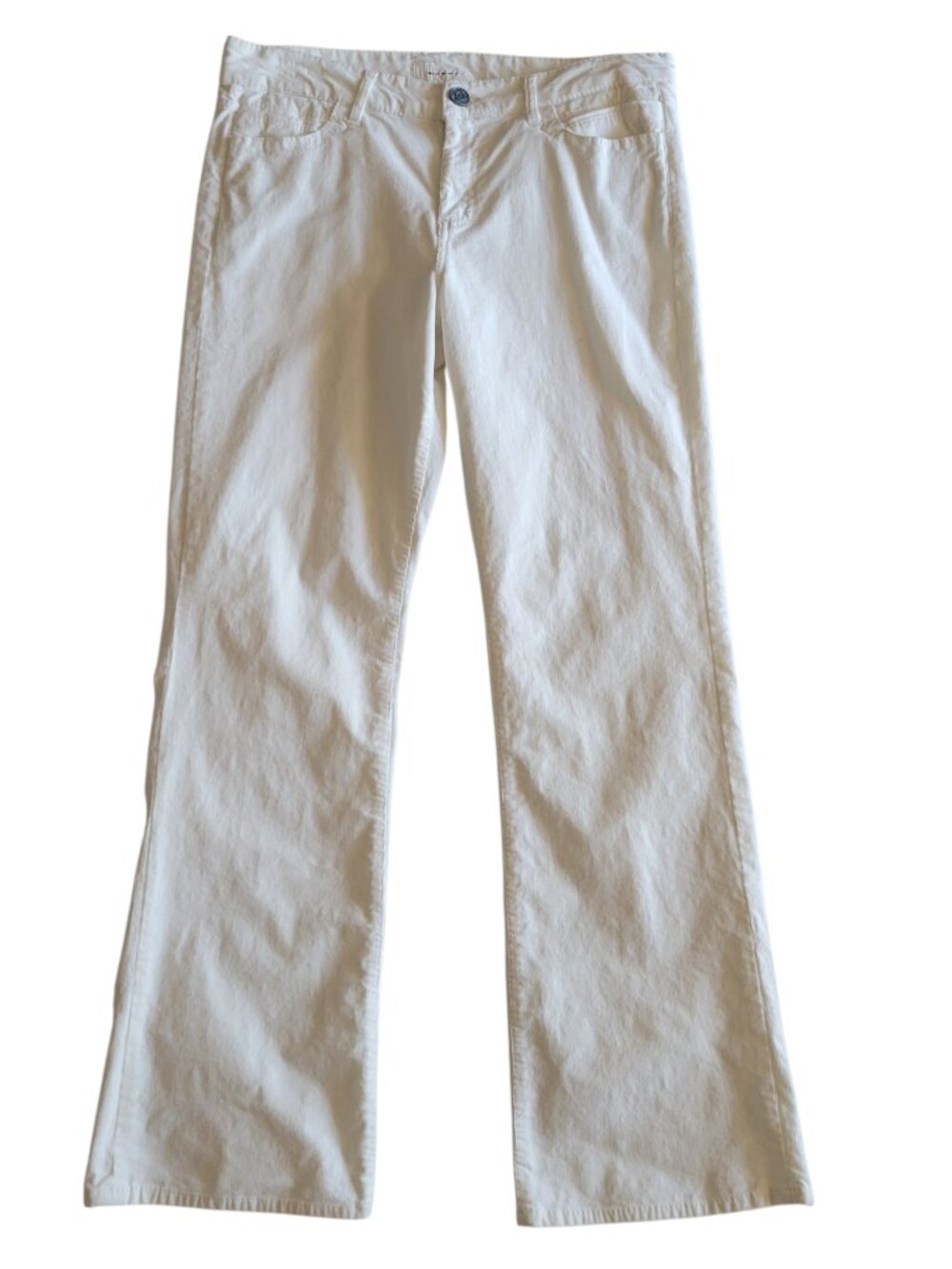 KUT from the Kloth White Corduroy Straight Leg Pants (Size 14)